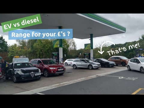 UK energy prices - diesel vs electric - What's the range for your money?