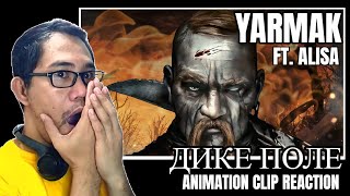 YARMAK FT. ALISA - ДИКЕ ПОЛЕ(ANIMATION CLIP) REACTION