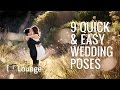 9 quick and easy wedding poses