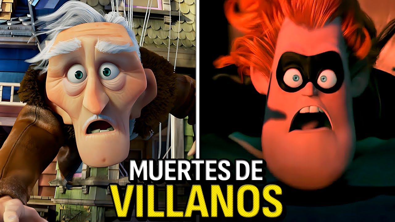 Todas Las MUERTES de los Villanos de Pixar, de la menos a la más Brutal