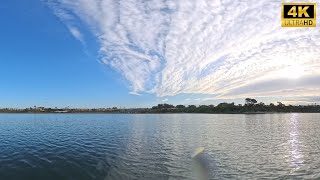 Carlsbad, CA - Paddleboarding ASMR in Carlsbad Lagoon | Majestic Clouds &amp; Calm Waters