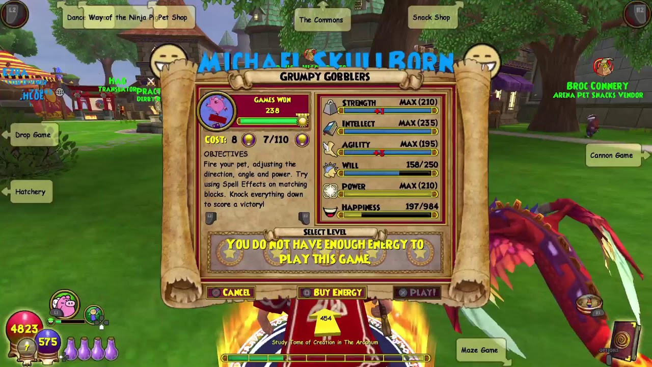 New year 2026 wizard101 boss time in watch me do it