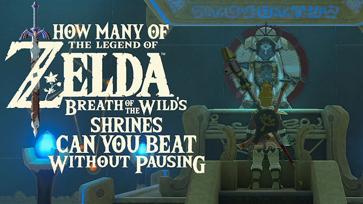 Hyrule Myths - How Many of Breath of the Wild's Shrines Can You Beat Without Pausing?