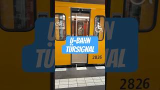 U-Bahn Türsignal U6 #ubahn #publictransport #bvg