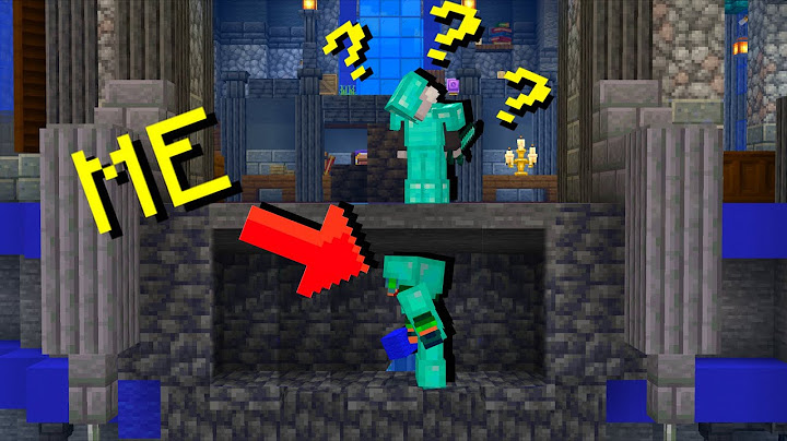 Verstoppen ONDER mijn basis in Bedwars...