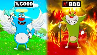 Roblox Oggy Became The God Of Angels To Defeat Jack The Devil | Rock Indian Gamer |