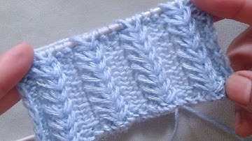 Easy only 2 rows repeat knitting pattern for Sweater, jacket,cap, scarf.