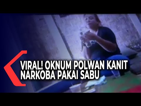 Viral! Oknum Polwan Kanit Narkoba Polres Mesuji Pakai Sabu