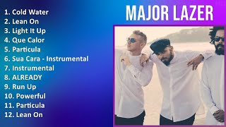 Major Lazer 2025 MIX Top Hits - Cold Water, Lean On, Light It Up, Que Calor