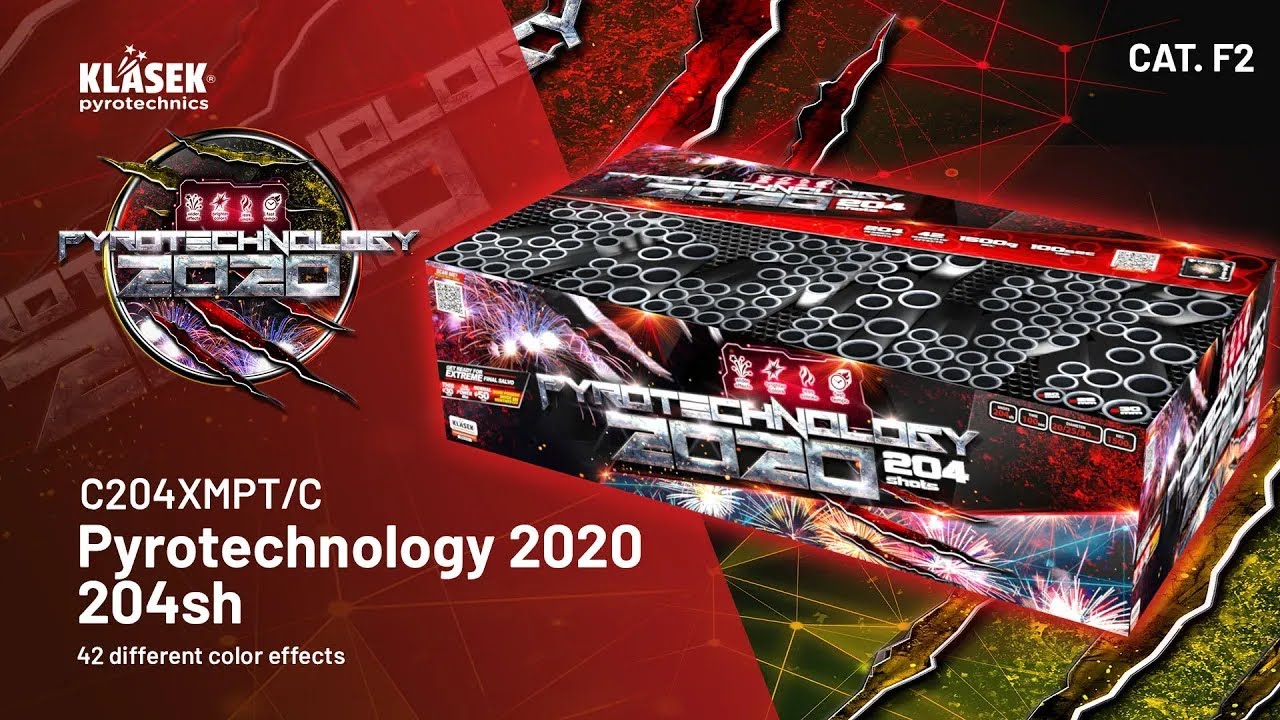 C204XMPT/C Pyrotechnology 2020 204sh | Klasek pyrotechnics - YouTube