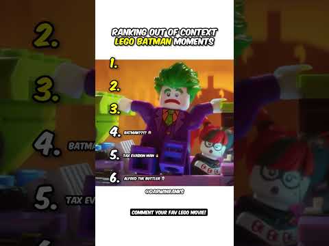 Ranking Lego Batman Moments