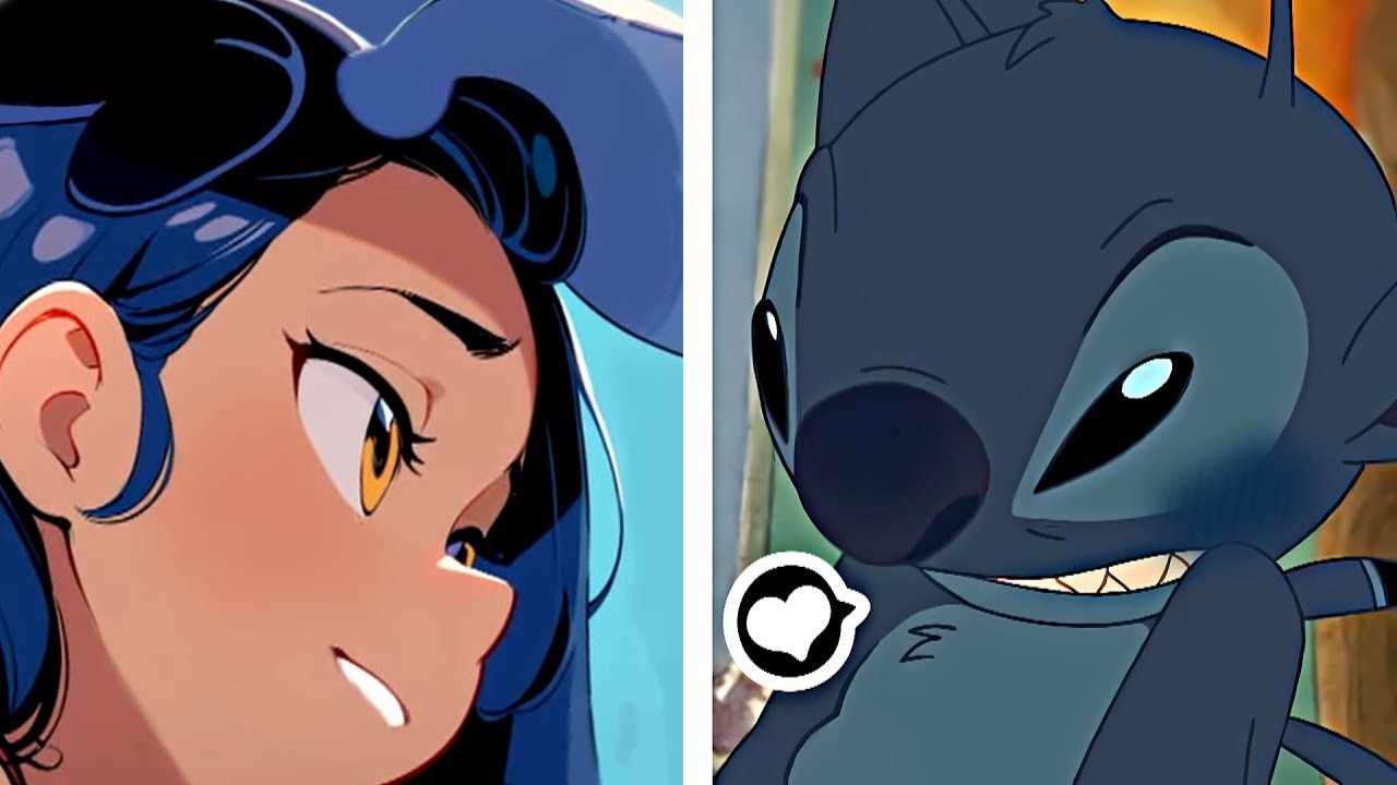 Stitch Taking Care of Lilo 『Comic Dub』
