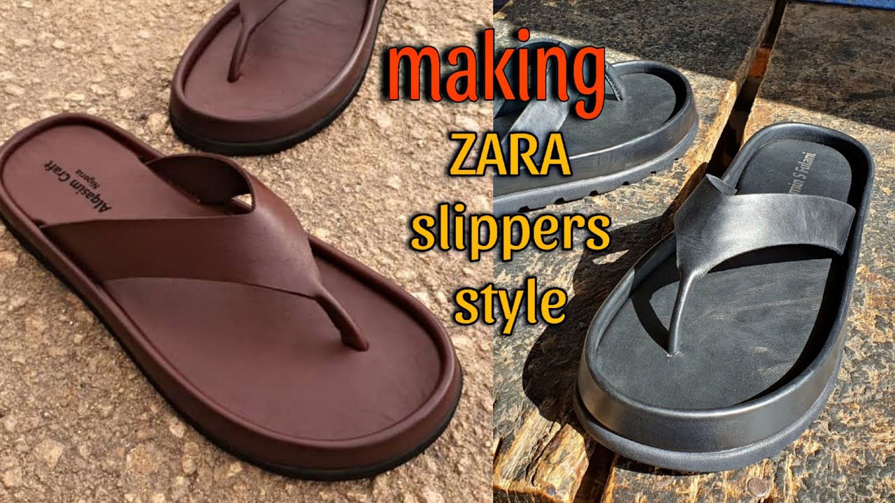 DIY Zara-Style Slippers: how to make slippers tutorial
