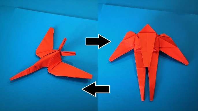 Оригами робот трансформер (45 фото)