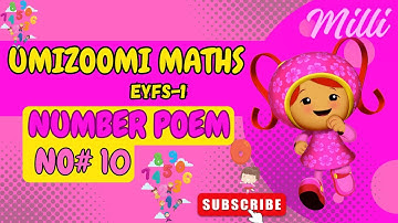 UMIZOOMI MATHS: Learning Numbers For Preschoolers| Number Rhyme| Introduction to Number 10|EYFS-1|47