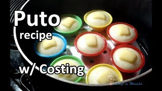 Puto Recipe | Food Business Idea w/ Complete Costing