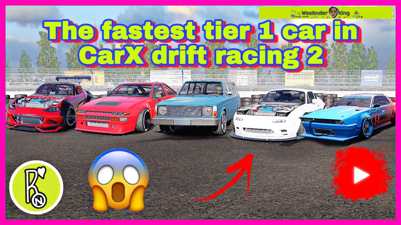 Top 10 Best Cars in CarX Drift Racing 2 Mobile!!! 