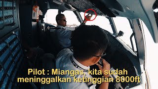 Pakai BAHASA INDONESIA komunikasi sama ATC !!! Terbang ke Miangas Ujung Utara INDONESIA