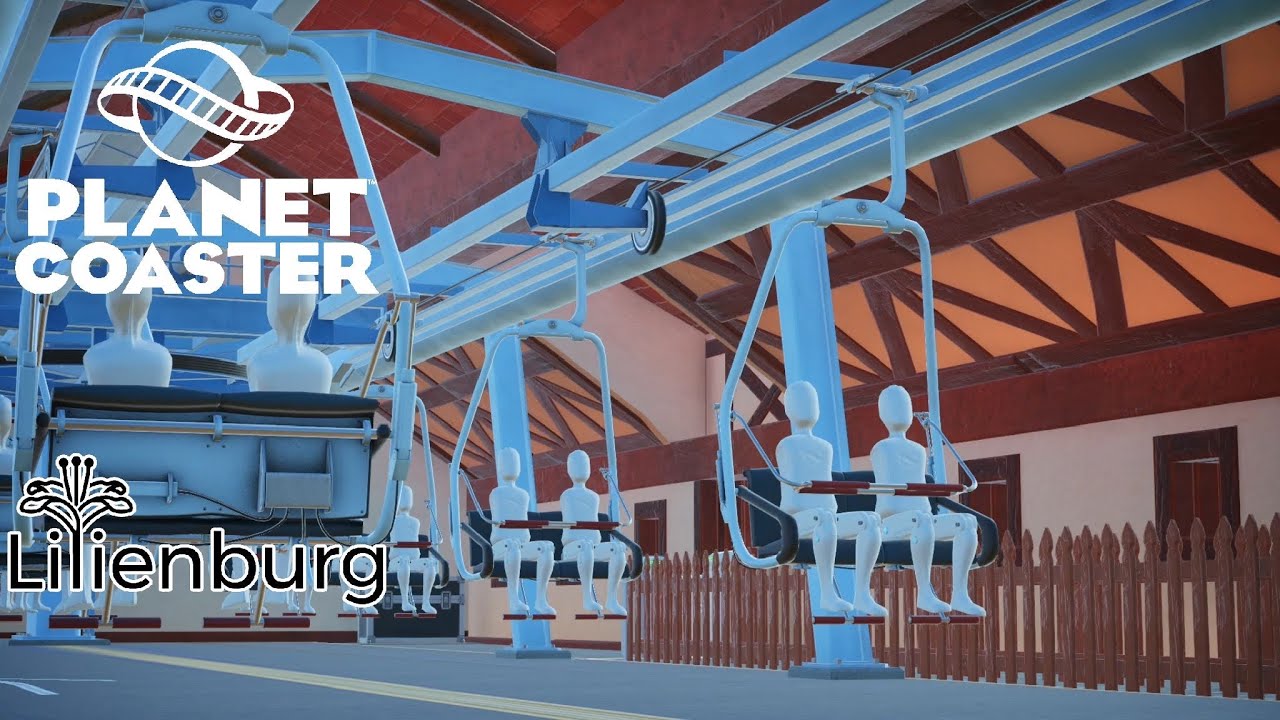 Traditional German Chairlift Station | Erlebnispark Lilienburg | Planet Coaster Series