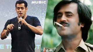 Salman Khan Talks On Rajinikanths Cigarette Style 2.0 First Look Launch
