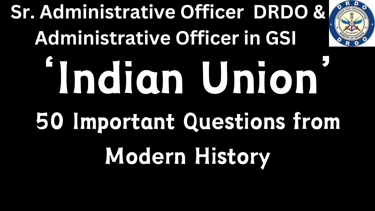 Indian Union Test Senior Administrative Officer Drdo Administrative indian-union-test-senior-administrative-officer-drdo-administrative