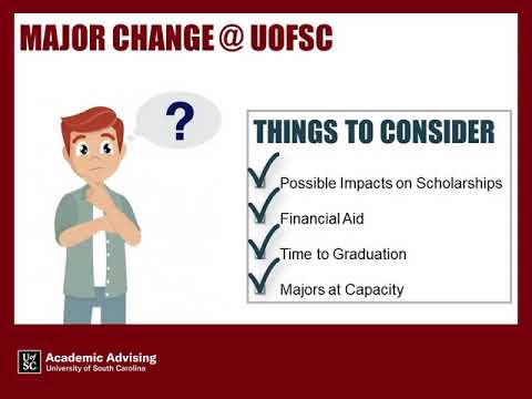 UofSC Pre-Orientation Advising Module - Major Change (2022)