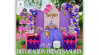 Decoración De La Princesa Sofía .