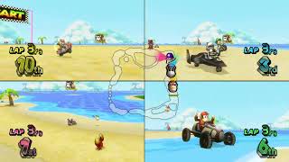 Mario Kart Wii ✦ 4 Players #711 Banana Cup 150cc