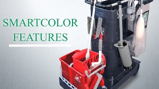 SmartColor Cleaning Cart - Features