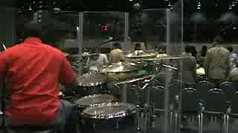 Eddie Heyward on drums at COGIC AIM Convention 2008