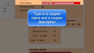 POS Training - Coupons