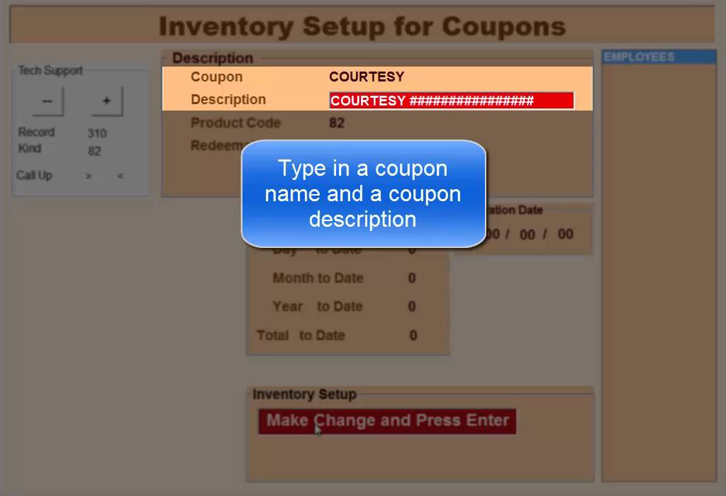 POS Training - Coupons