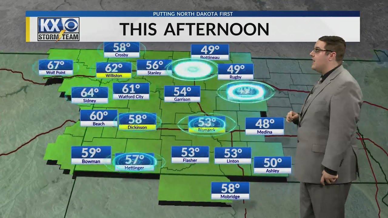 After a mild weekend, The temperatures spring upward - YouTube