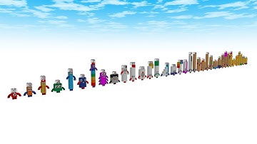 Numberblocks 1 To 36 (Draw Bricks)