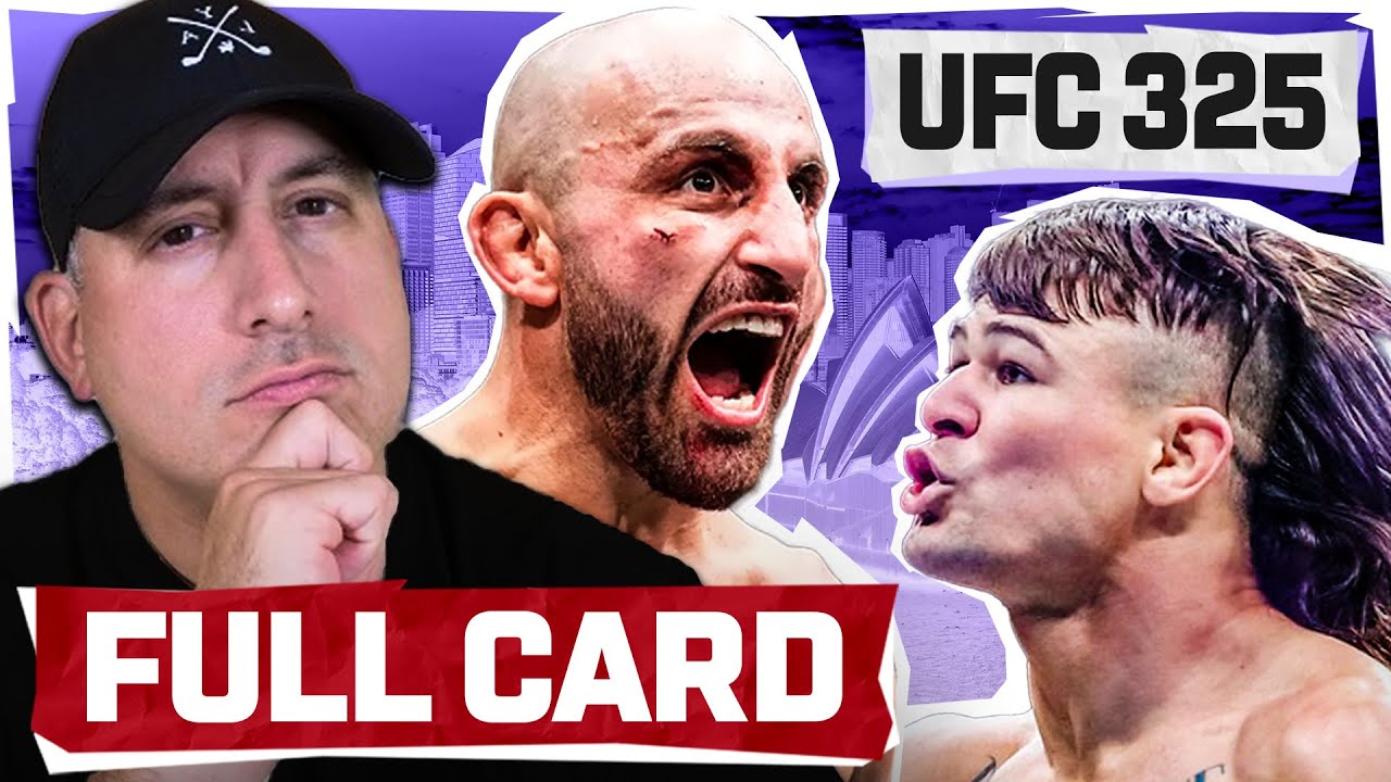 UFC 325: Volkanovski vs. Lopes 2 FULL CARD Predictions and Bets