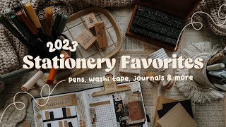 Favorite Stationery & Journaling Supplies I Pens, Washi Tape, Stickers & More 🖊