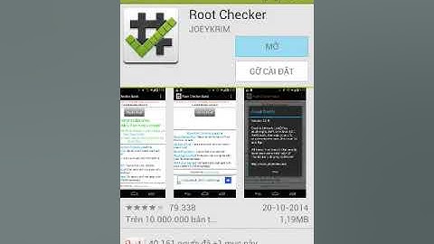 Hướng dẫn kiểm tra máy android đã root hay chưa.