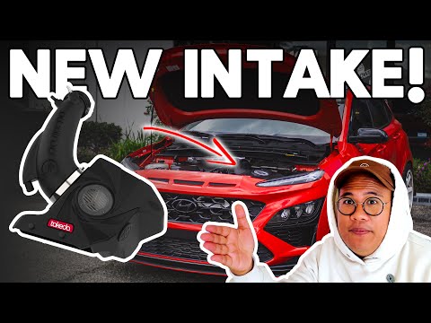 Installing an aFe Takeda Intake on My 2022 Hyundai Kona N!