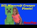 DIY Minecraft Creeper Pinata tutorial!