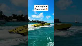 Lamborghini Go Fast boat sounds fun #boatlifestyle #powerboats #boating