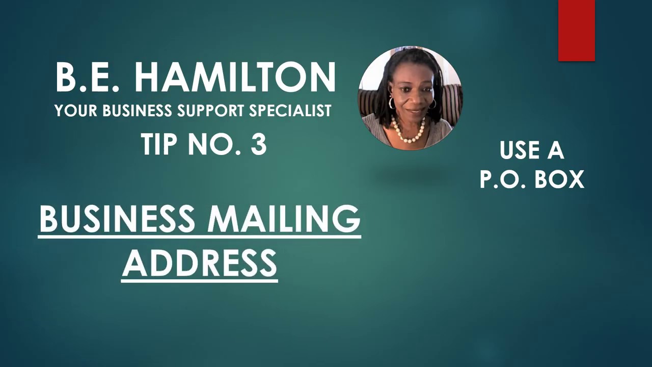 GET A BUSINESS MAILING ADDRESS