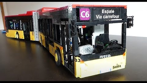 LEGO RC ARTICULATED BUS / IVECO URBANWAY 18