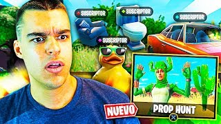 LO MEJOR DEL NUEVO *PROP HUNT* de FORTNITE - AlphaSniper97