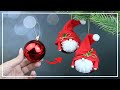 Симпатичные Гномики из Елочных Шариков - ЛЕГКО И БЫСТРО 🎅 Christmas ornaments 🎄 DIY NataliDoma