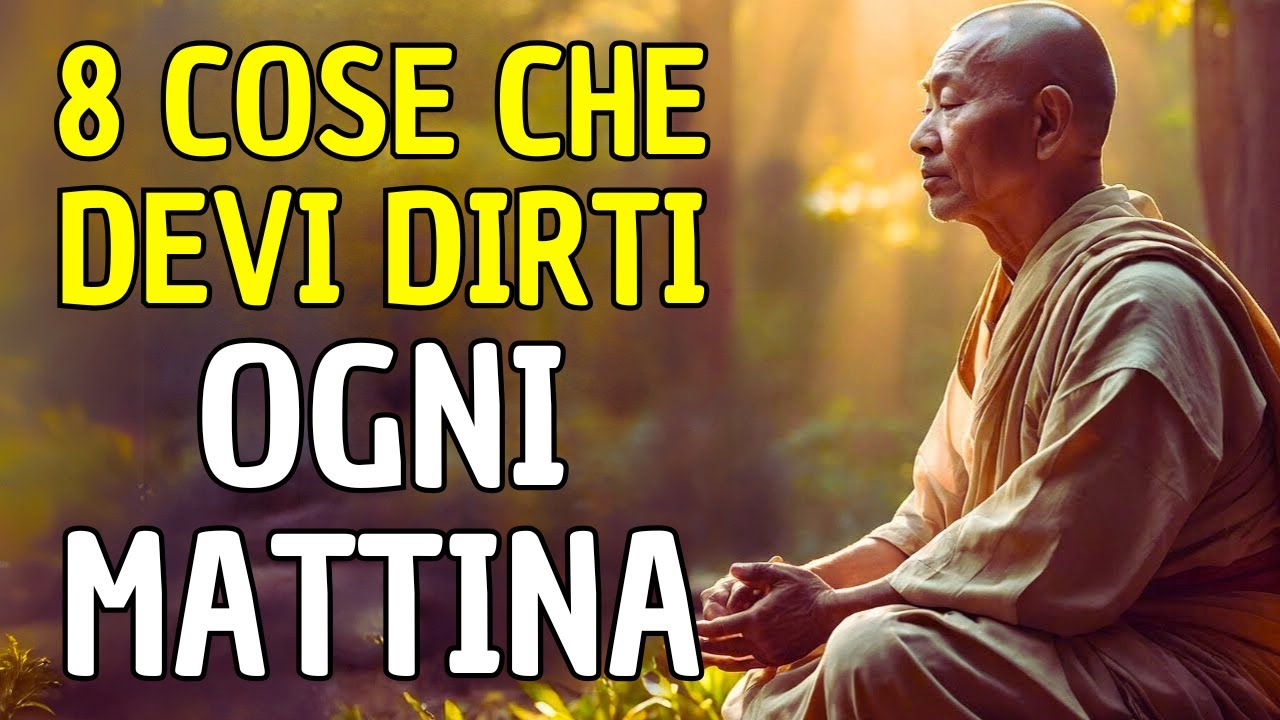 8 COSE CHE DEVI DIRTI OGNI MATTINA SECONDO IL BUDDISMO