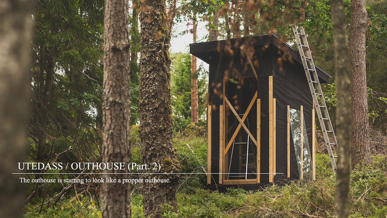 Off Grid Cabin - Building Outhouse / Bygger Utedass - Part.2 - YouTube