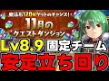 【11月のクエスト】Lv8.9固定チーム！ド安定立ち回り解説！【パズドラ】