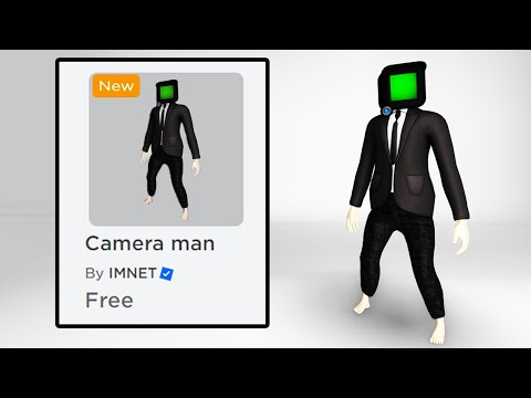 *New* Get This Free Camera Man Bundle In Roblox Now!