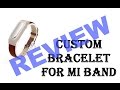 Браслет для Xiaomi mi band обзор | Custom bracelet Aliexpress review