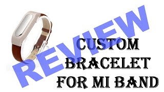 Браслет для Xiaomi mi band обзор | Custom bracelet Aliexpress review